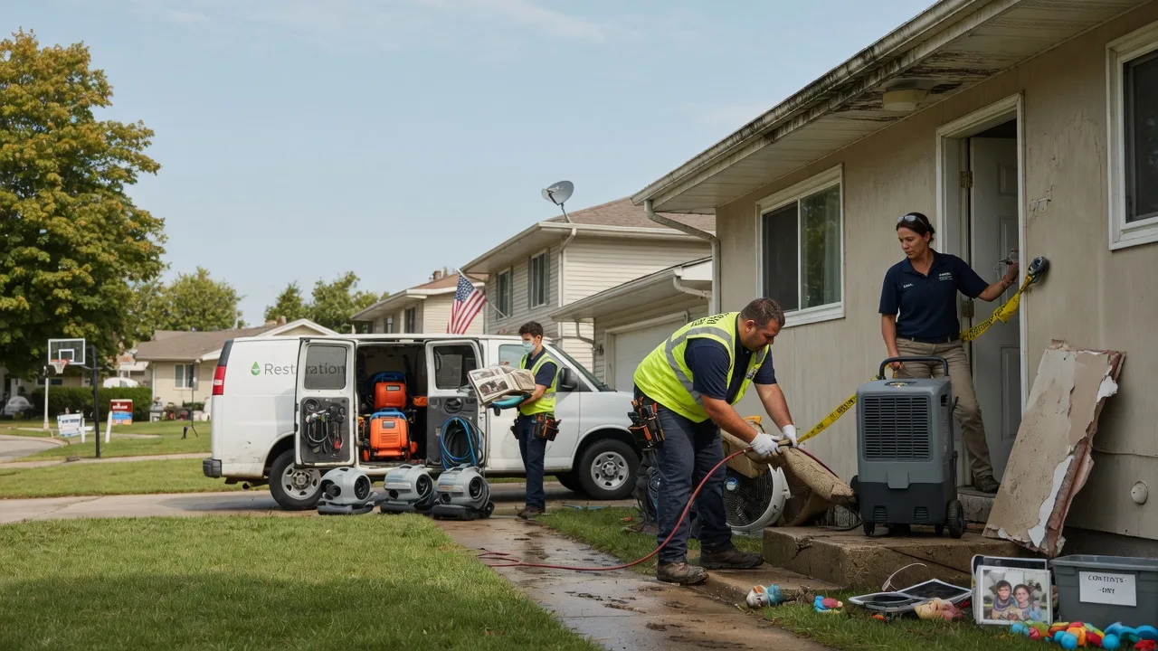 Water Damage Restoration in Rapids City, IL near me